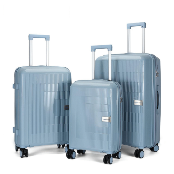 Effortless-Roll PP Luggage with Ceramic Surface & Twin Spinner Wheels | 20″, 24″ & 28″