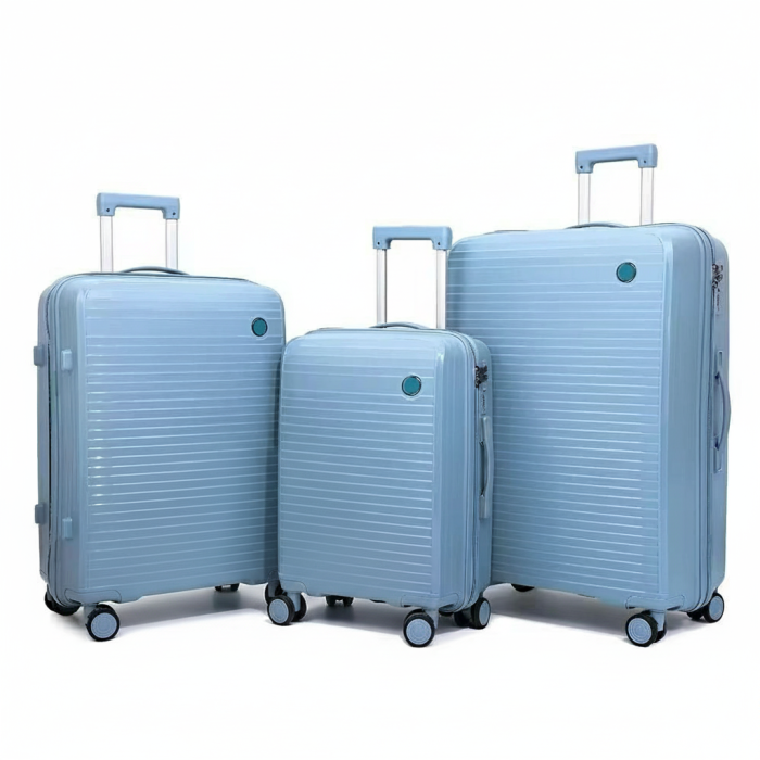 Ultra-Smooth Ceramic PP Lightweight Luggage with Dual Spinner Wheels | 20″, 24″ & 28″