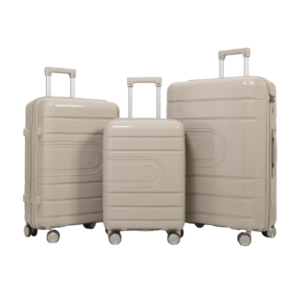 Smooth-Roll PP Luggage Bags with Ceramic Finish & Double Spinner Wheels | 20–28 Inch