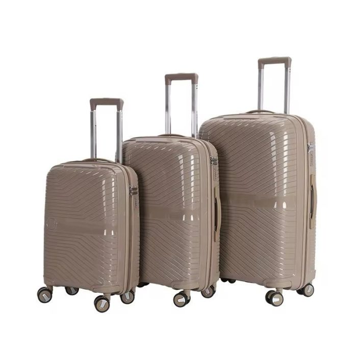Ultra-Smooth Ceramic PP Lightweight Luggage with Dual Spinner Wheels | 20″, 24″ & 28″