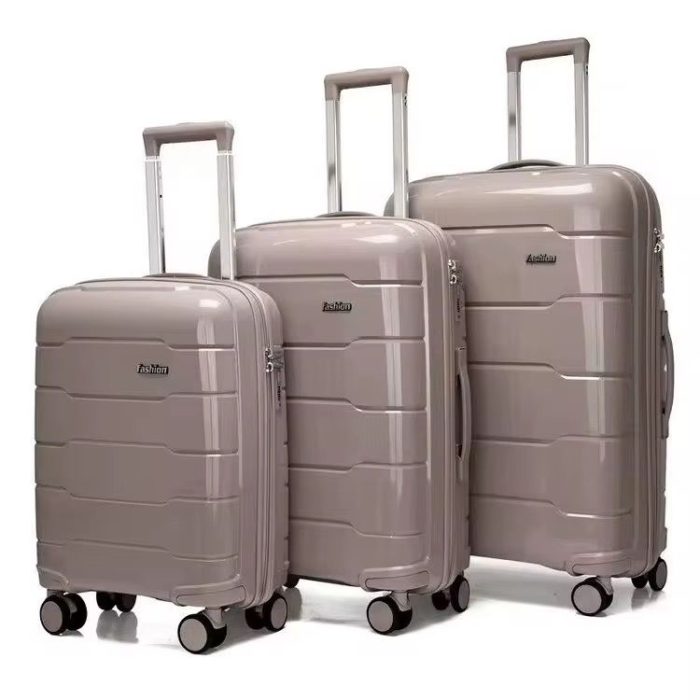 Polypropylene Suitcases with Ceramic Sheen & Full-Rotation Wheels | 20–28 Inch Range