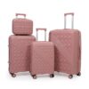 BK006 - New 3-piece luggage set with matching beauty case (16", 20", 24" & 28")