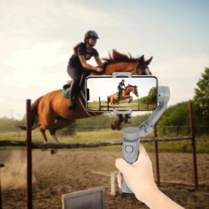 Gimbal L7C Pro 3-Axis Smartphone Gimbal Stabilizer with Anti-Shake & App Control