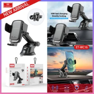 Earldom 15W Fast Wireless Car Charger,Auto-Clamping Car Moun,Windshield Dash Air Vent Phone Holder for iPhone Samsung